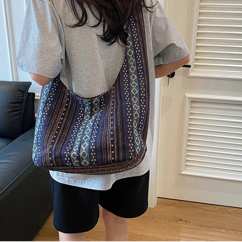 Boho Aztec Crossbody Sling Bag for Women