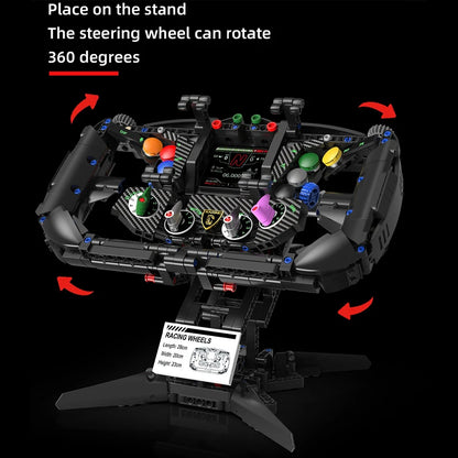 F1 Racing Steering Wheel Building Blocks Set – 833-867 Pcs