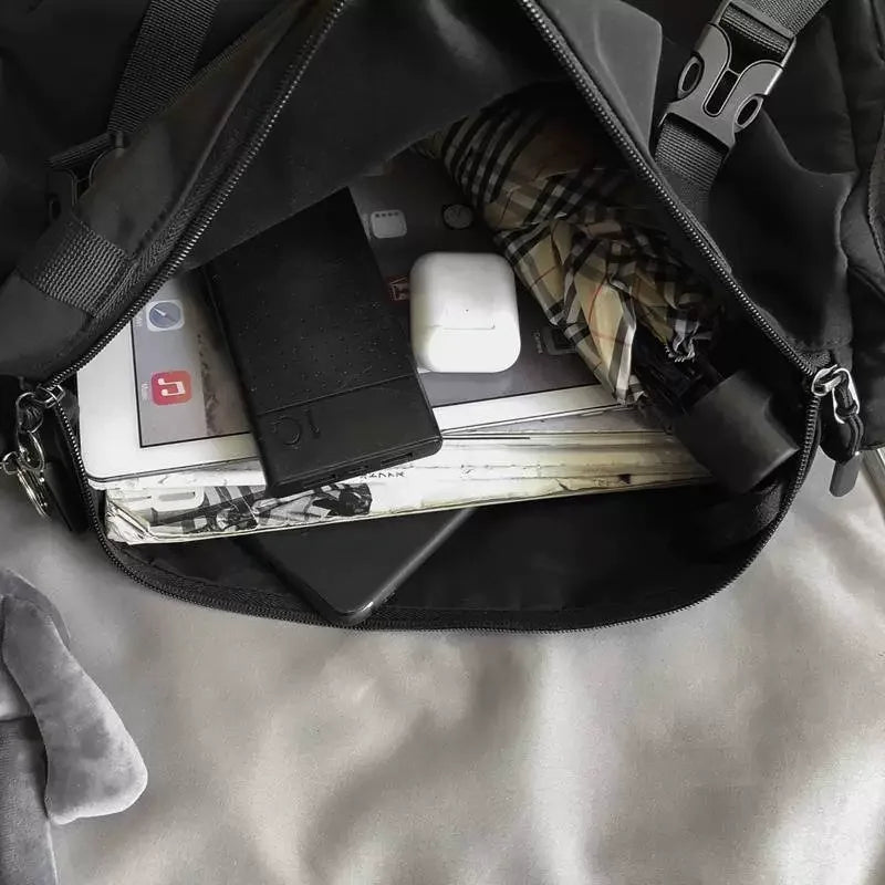 Canvas Messenger Bag – Unisex Japanese Harajuku Crossbody Shoulder Bag