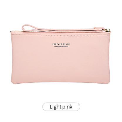 Slim Long Clutch Wallet & Phone Bag for Women – Zipper Wristlet