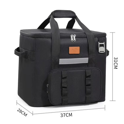 32L Large Insulated Cooler Bag – Leakproof Thermal Tote for Picnic