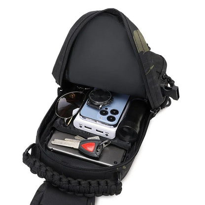 Tactical Sling Chest Bag for Men – MOLLE Shoulder Pack for Hiking & Outdoors
