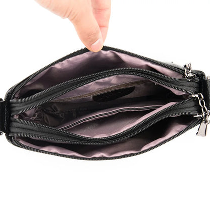 Crocodile Crossbody Bag for Women – Retro PU Leather Shoulder Purse