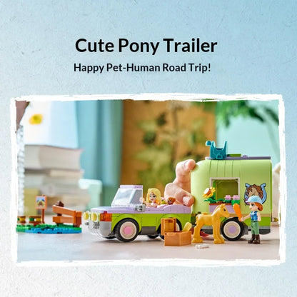 LEGO Friends Horse & Baby Foal Trailer 42695 Building Set