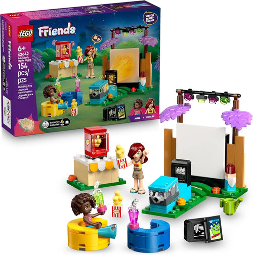 LEGO Friends 42642 Friendship Movie Night Building Set – 154 Pieces