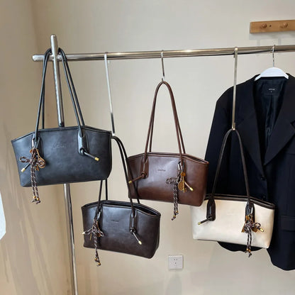 PU Leather Shoulder Bag for Women – Y2K Crossbody Handbag
