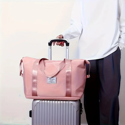 Women's Large Capacity Nylon Gym & Travel Duffle Bag