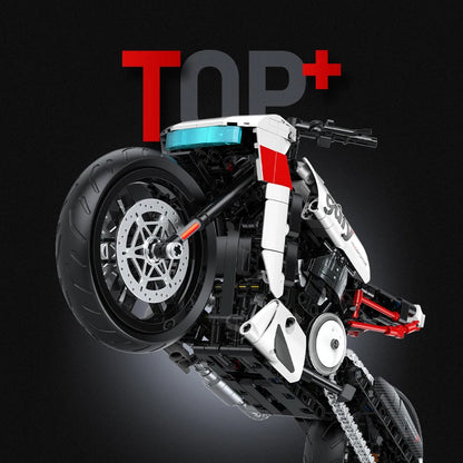 Racing Motorcycle Building Blocks Set – MOC Technic Bike Model