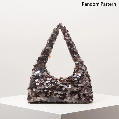 Sequin Shoulder Bag for Women – Glam Party Hobo Bag