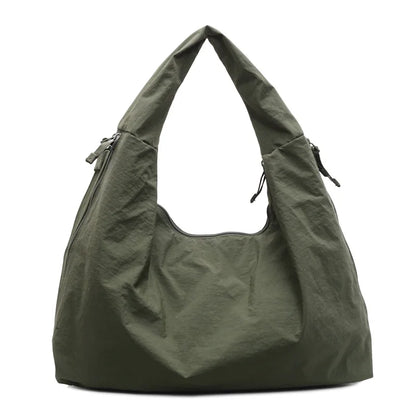 Large Nylon Tote Bag for Women – Casual Shoulder Hobo Bag