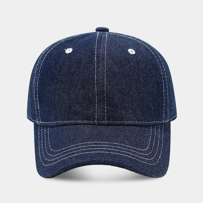 Denim Baseball Cap – Unisex Snapback Sun Visor Hat