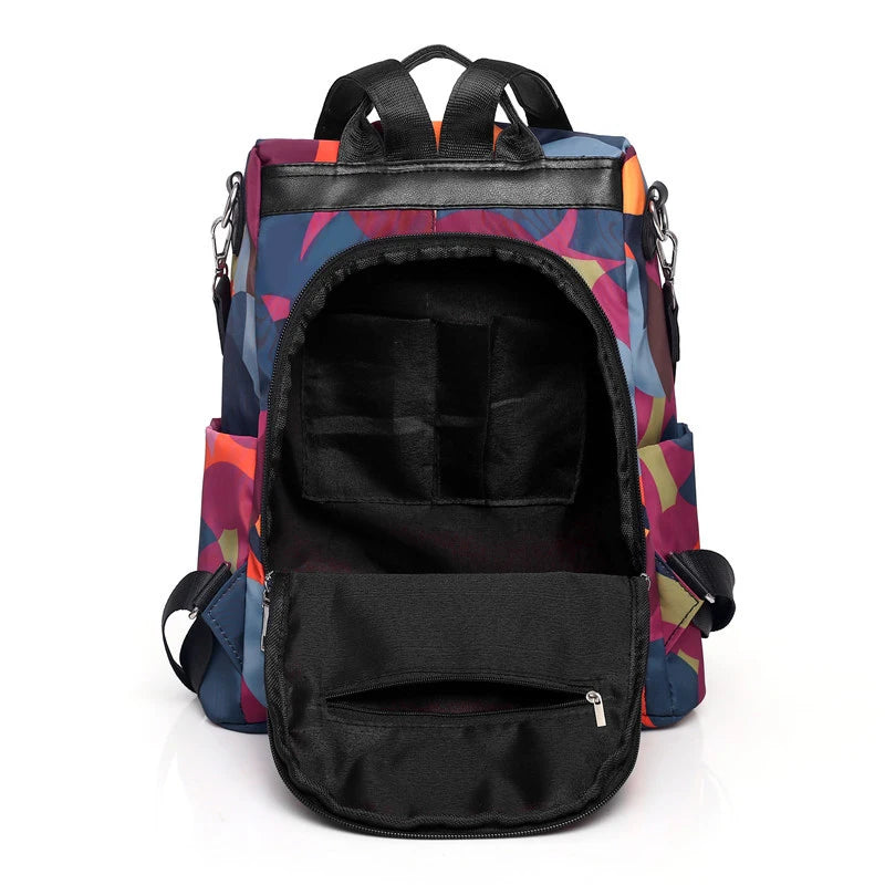 Anti-Theft Backpack for Women – Waterproof Oxford Daypack