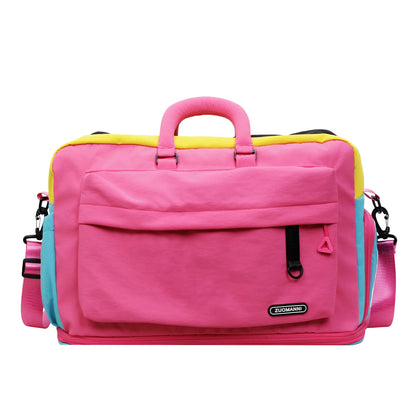 Expandable Travel Duffle Bag – Color Block Weekend Overnight Bag