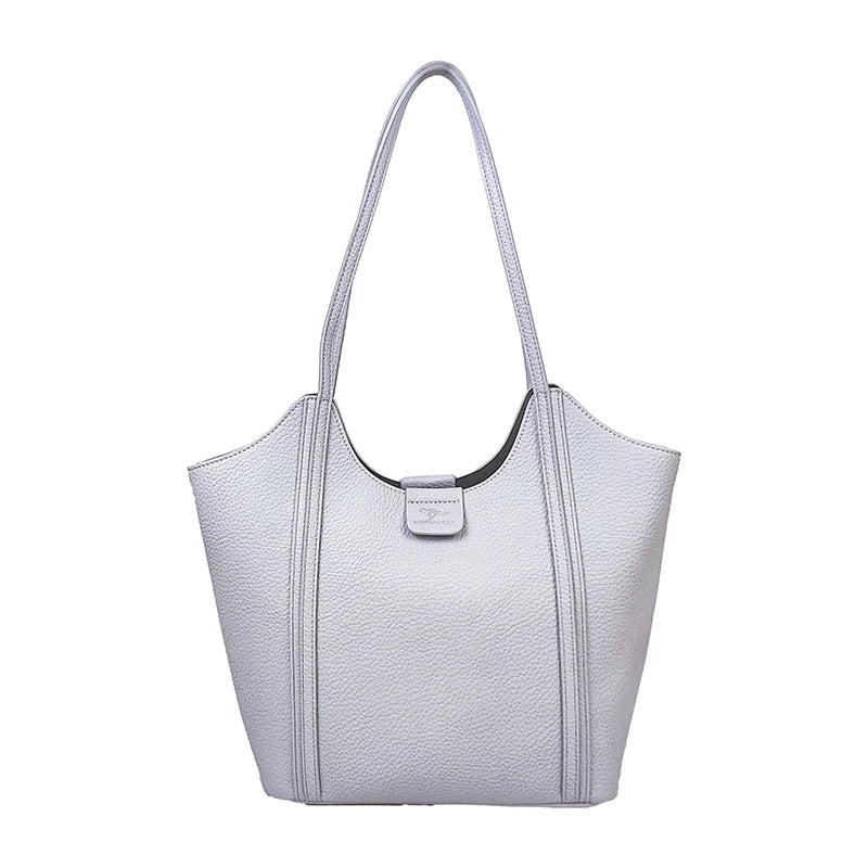 Women's Soft Leather Tote Bag – Luxury Shoulder Handbag