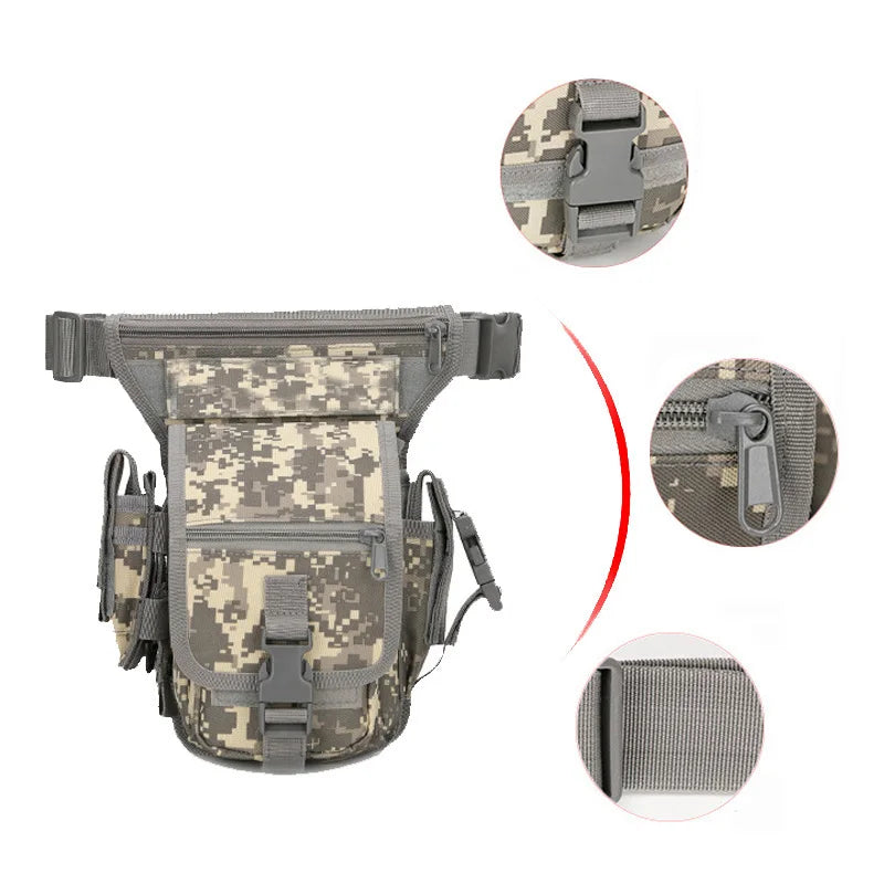 Tactical Drop Leg Bag – Men's Military Waist Pack