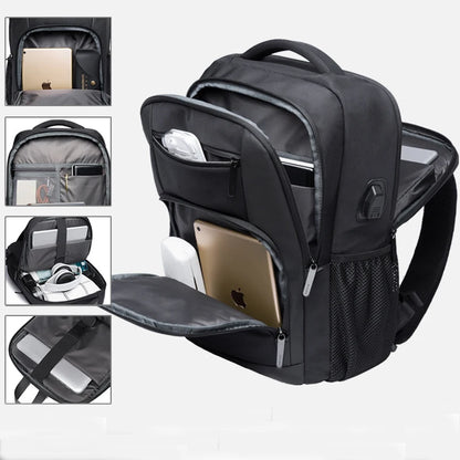 BANGE Men's Laptop Backpack with USB Charging Port – Travel & Business