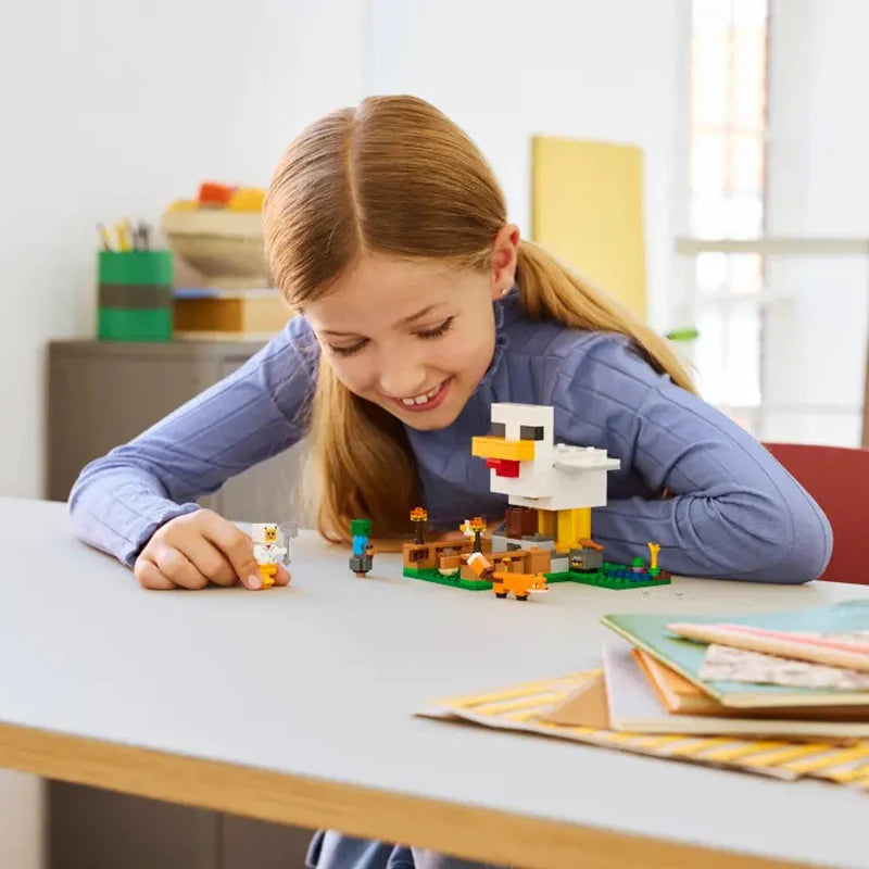 LEGO Minecraft 21585 The Chicken Farm Building Set