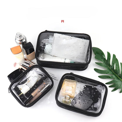 Clear Makeup Bag – Waterproof Travel Cosmetic Pouch for Women & Men