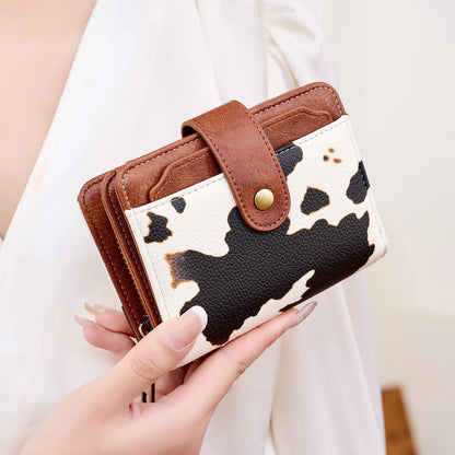 Leopard Print Women's Wallet – Multi-Card Slot Coin Purse