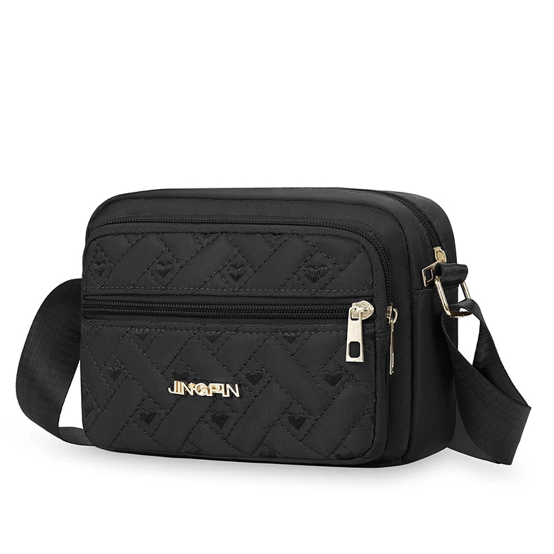 Waterproof Oxford Crossbody Bag for Women – Large Capacity Shoulder Purse