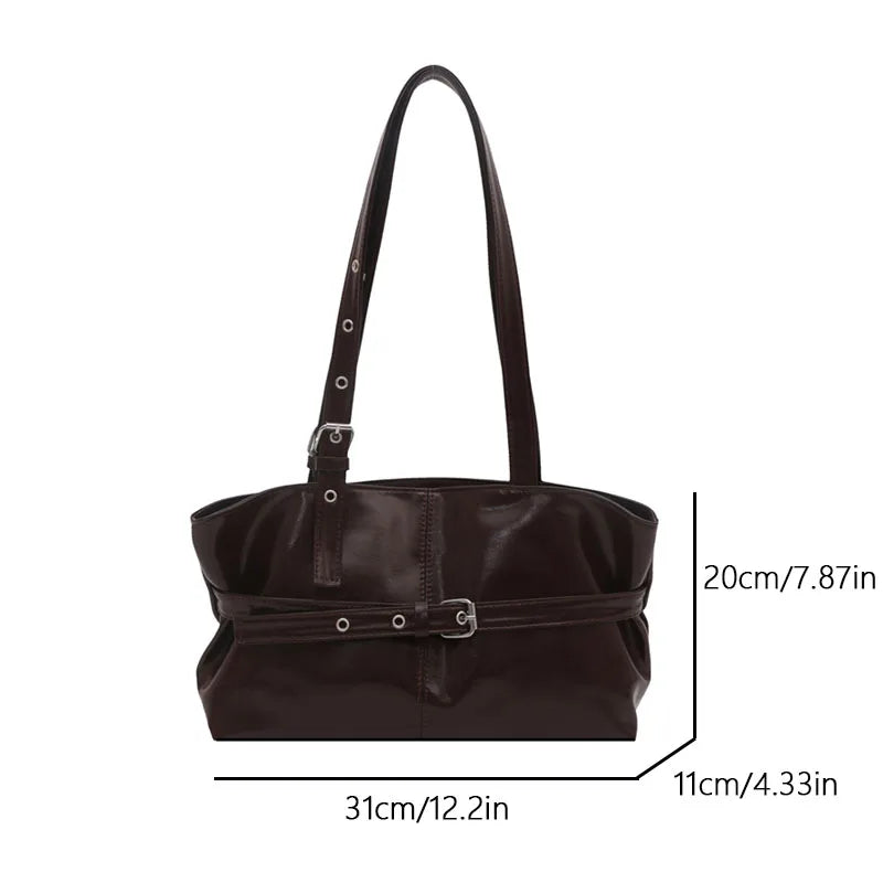 Women's Retro Large Capacity Shoulder Tote Bag
