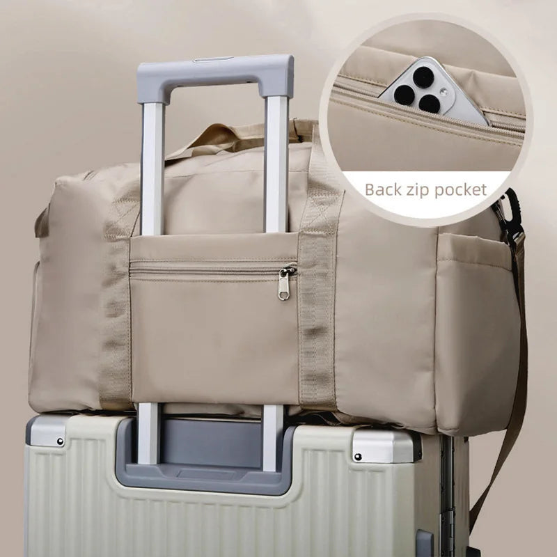 Women's Travel Duffle Bag – Multifunctional Gym & Weekender Backpack