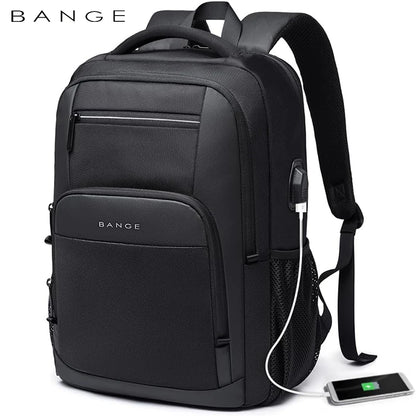 Waterproof Laptop Backpack 15.6" with USB Charging Port – Travel Bag