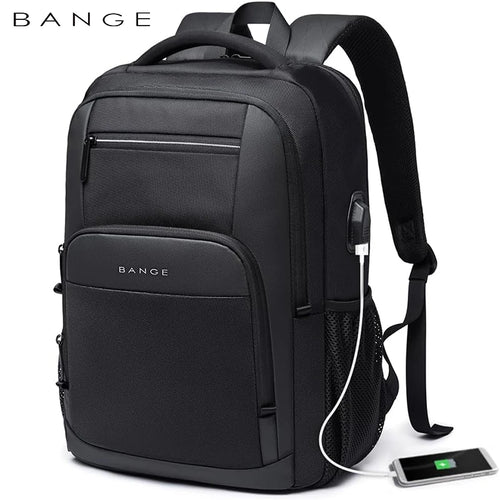 Waterproof Laptop Backpack 15.6" with USB Charging Port – Travel Bag