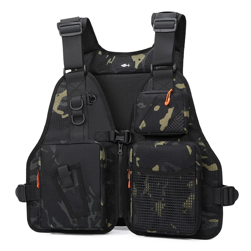 Fly Fishing Vest – Tactical Mesh Chest Rig for Men & Women