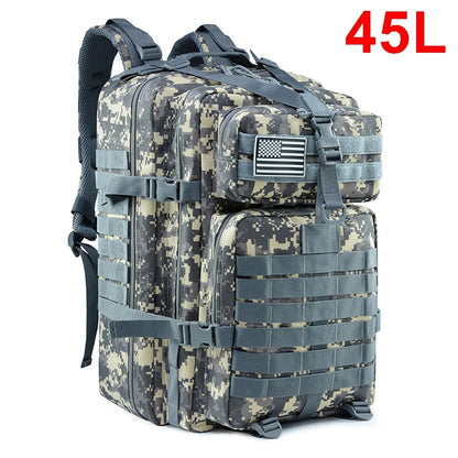 Tactical Backpack – 30L/45L Military MOLLE Assault Pack