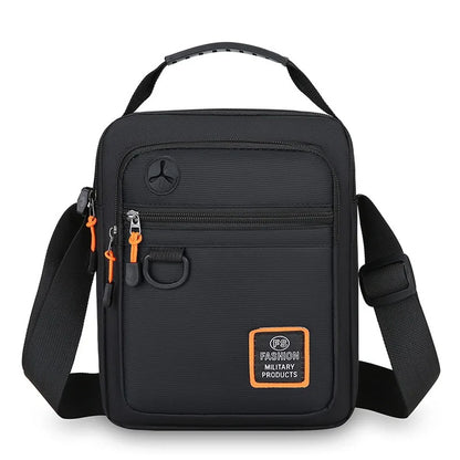 Men's Nylon Crossbody Shoulder Bag – Compact Messenger Bag