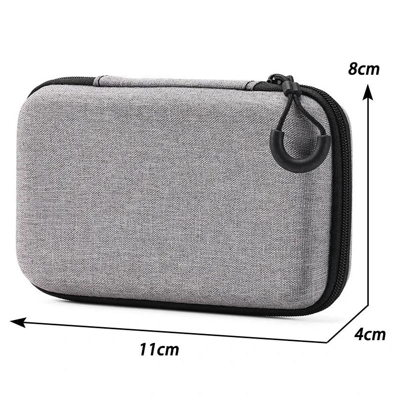 Mini Earbud & Cable Organizer Case – Portable Digital Storage Bag