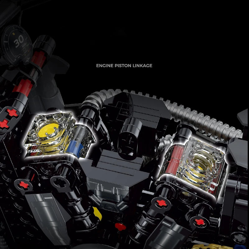 MOC Motorcycle Building Blocks Kit – Davidson Sportster 1:8 Scale