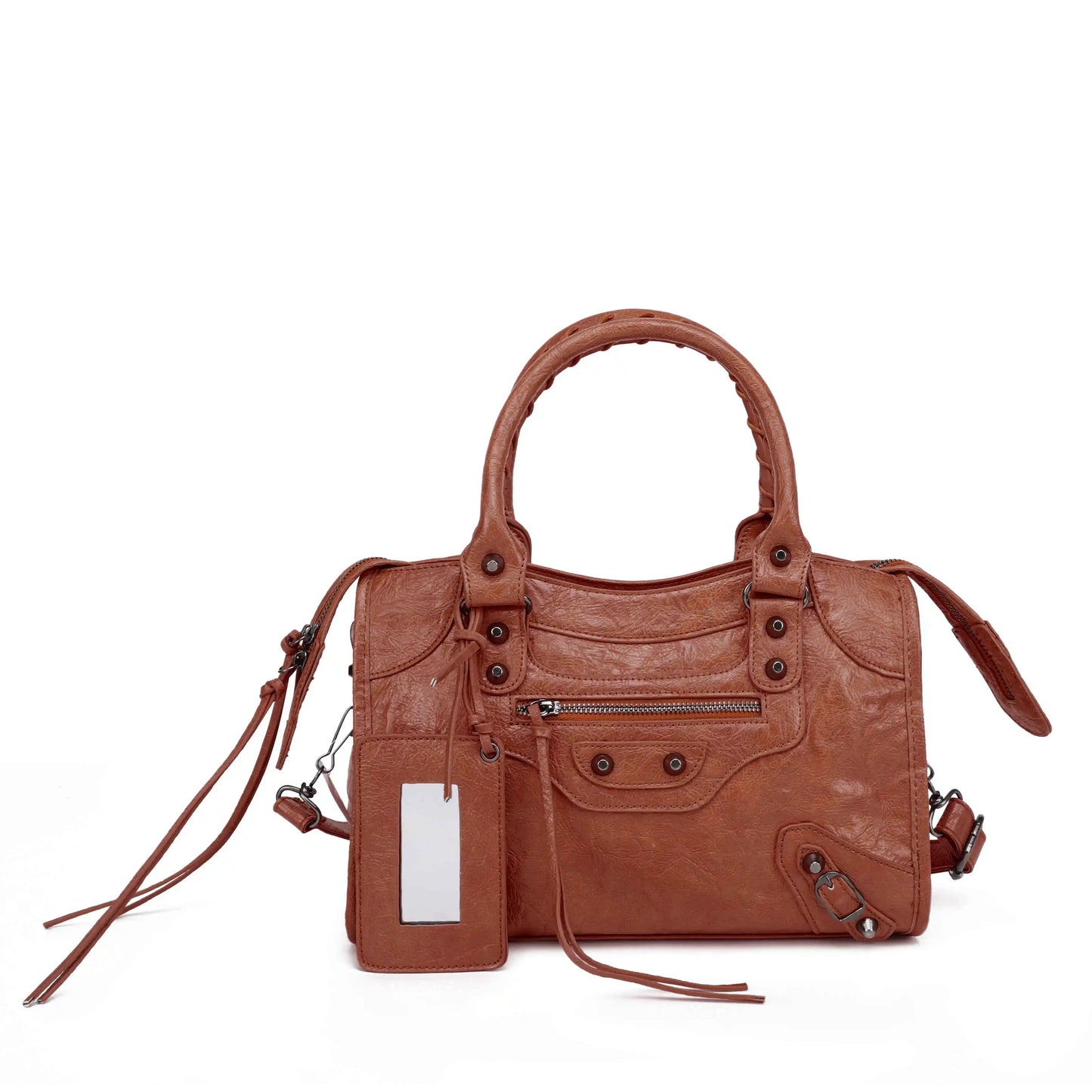 City Motorcycle Shoulder Bag Tote Women Luxury Designer Autumn Winter Handbag Crossbody Large