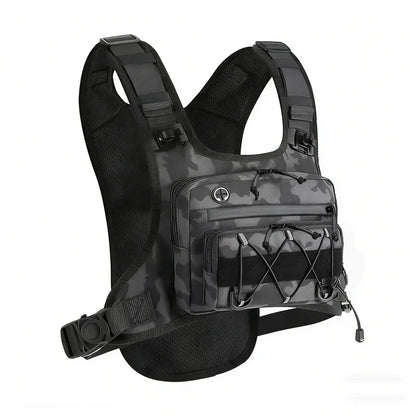 Tactical Running Chest Pack – Outdoor Sports Vest Backpack for Men & Women