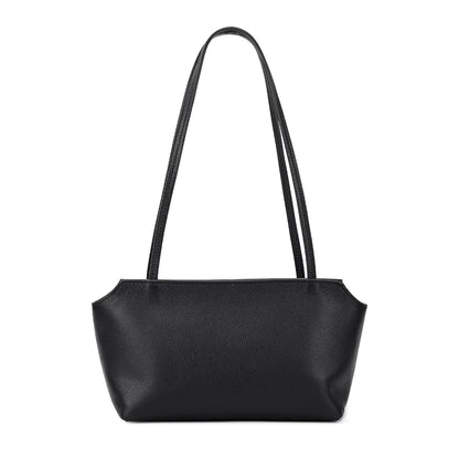 Genuine Leather Mini Shoulder Bag – Women's Pebbled Tote
