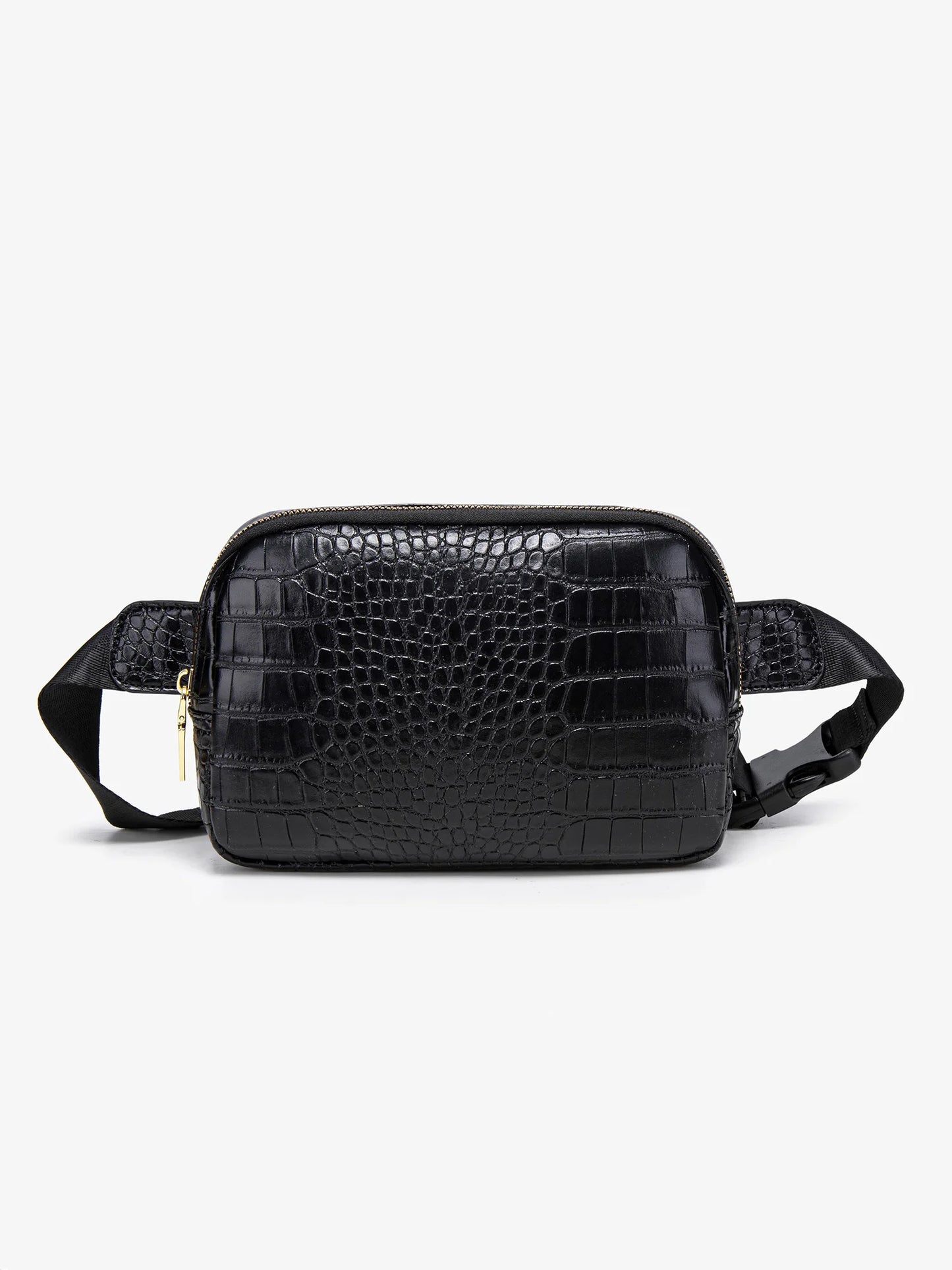 Crocodile Pattern Women's Chest Bag – PU Leather Crossbody