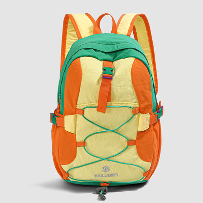 Lightweight Hiking Backpack – Color-Block Outdoor Sports Bag