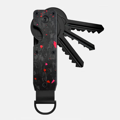 Compact Aluminum Key Organizer Holder – Smart Keychain
