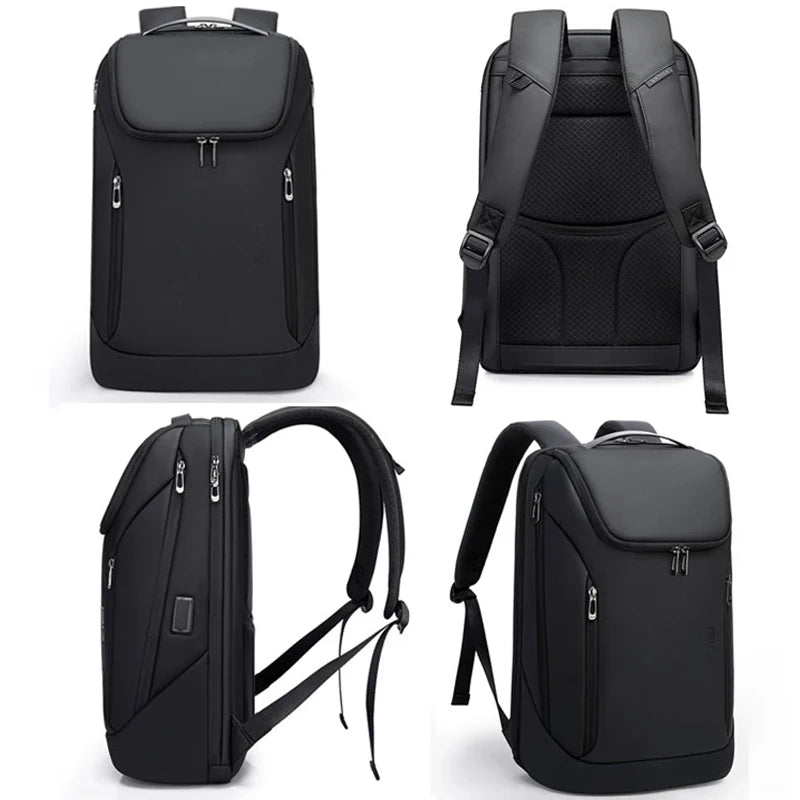 BANGE 17" Waterproof Laptop Backpack with USB Charging – Travel & Business Bag