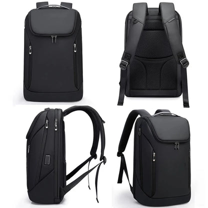 BANGE 17" Waterproof Laptop Backpack with USB Charging – Travel & Business Bag