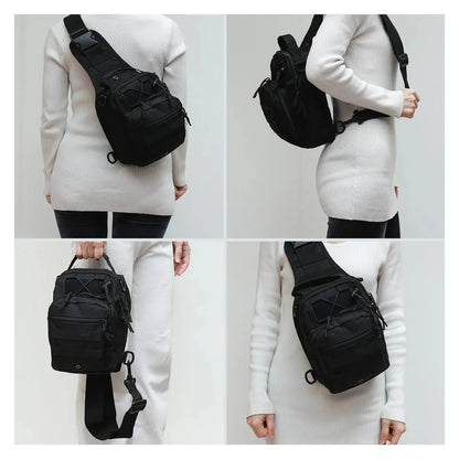 Tactical Sling Bag – MOLLE EDC Shoulder Pack
