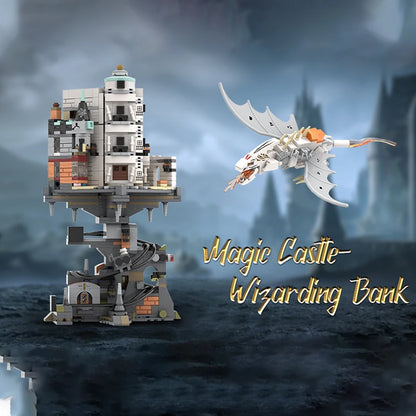 Wizard Tower MOC Building Blocks Set – 1056pcs Magic Dragon Bricks
