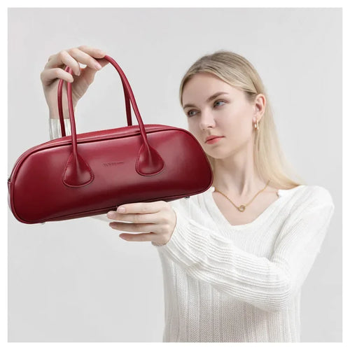 Luxury PU Leather Shoulder Bag for Women – Designer Crossbody Handbag