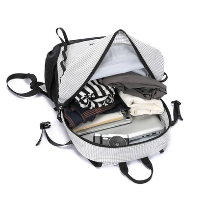 Large Capacity Hiking Backpack with Reflective Strip & Rescue Whistle