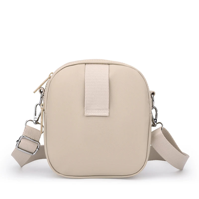 Women's Waterproof Nylon Crossbody Bag – Multi-Pocket Shoulder Purse