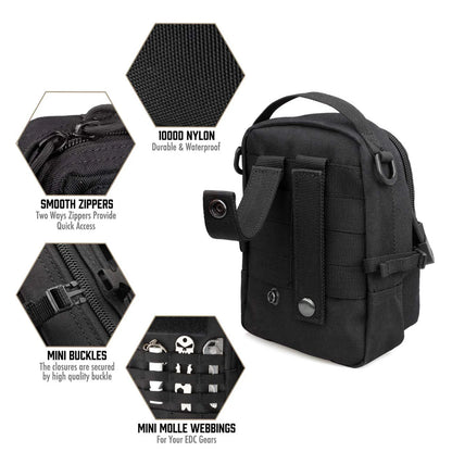 Tactical EDC Utility Pouch – Compact MOLLE Waist Bag