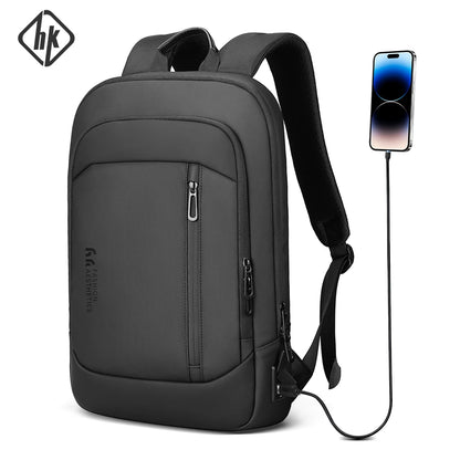 Lightweight Business Laptop Backpack 15.6 Inch with USB Port