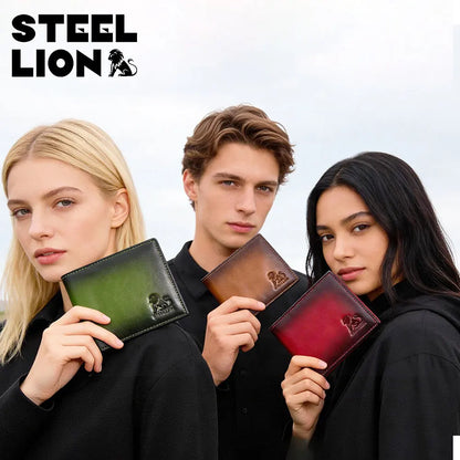 RFID Blocking Genuine Leather Bifold Wallet for Men