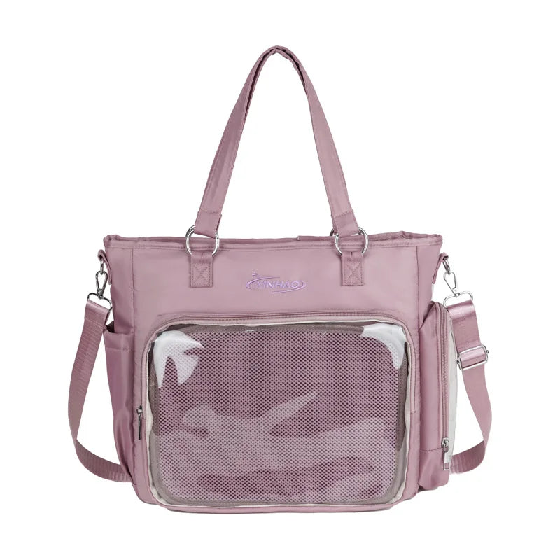 Kawaii Ita Bag Large Capacity Transparent Window Shoulder Bag